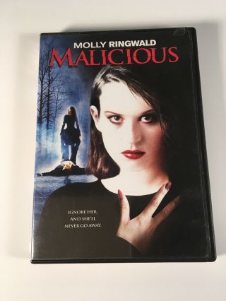 Malicious (dvd,  1995 [2007]) Rare Oop Molly Ringwald John Vernon Thriller