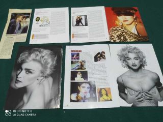 Madonna - Brazilian - Clippings/cuttings - Originals - Very Rare