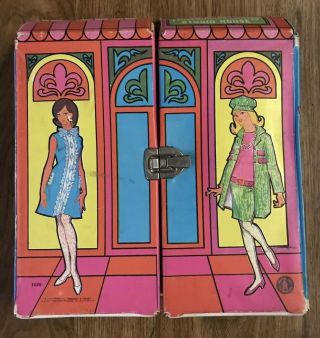 Vintage 1966 Mattel Francie & Casey Studio House Barbie Doll Case