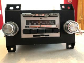 Vintage Ford Am/fm Stereo Radio 4 Speaker.  Rare W/scan & Seek. , .