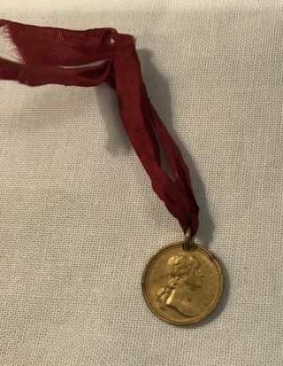 1883 Evacuation Day George Washington Centennial Token/medal Holed,  Very Rare