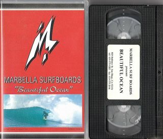 Marbella Surfboards " Ocean " Vhs Rare Surf Surfing Film Aaron Chase