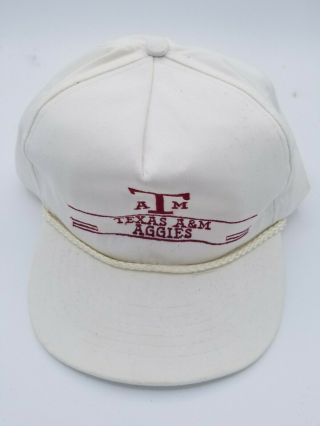 Vintage Texas A&m Aggies Designer Award Trucker Hat Cap Throwback 90 
