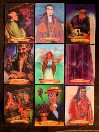 Rare Harry Potter Chocolate Frog 3d Cards Complete Set (24 Cards -)