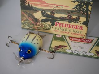 Pflueger Famous Bait Kent Floater For Game Fishing Blue Lure 3375p