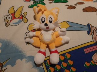 Very Rare Prototype Jakks Pacific Sonic The Hedgehog Tails 7 " Plush Toy Sega