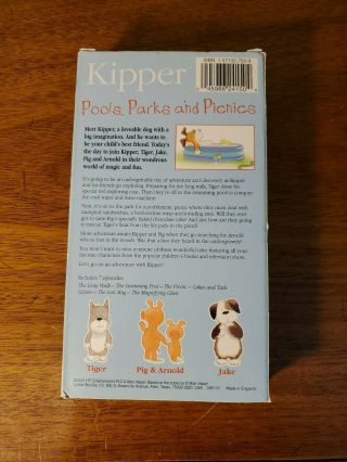Kipper Pools,  Parks And Picnics VHS VCR Video Tape Movie Cartoon RARE 2