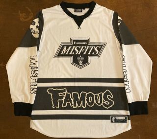 Rare Vintage The Misfits Famous Stars And Straps Hockey Jersey