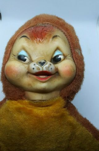 Rare Vintage Rushton Rubber Face Doll Antique