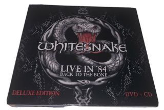 Whitesnake: Live In ‘84 - Back To The Bone.  Deluxe Edition (dvd,  Cd) Rare Import