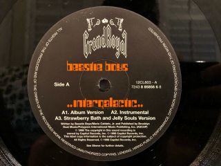 Beastie Boys Intergalactic 12” Vinyl Lp 1998 Grand Royal Rare