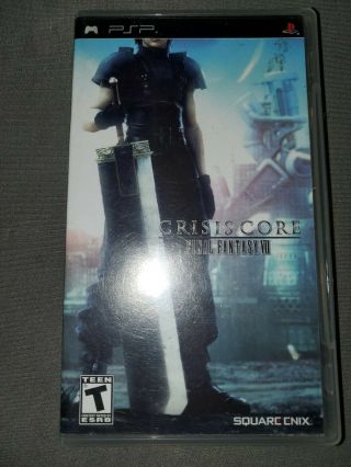Crisis Core: Final Fantasy Vii (sony Psp,  2008) Rare Game