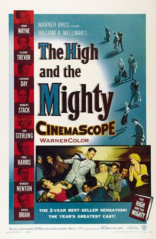 Rare 16mm Feature: The High And The Mighty (letterboxed) John Wayne / Classic