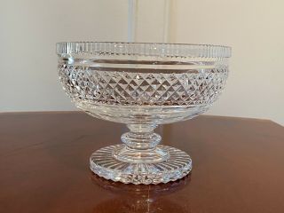 Rare True Vintage WATERFORD CRYSTAL Castletown Compote Footed Centerpiece Bowl 2