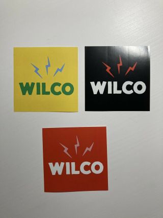 Wilco Schmilco Sticker Set 3 Stickers Color Promo Limited Rare