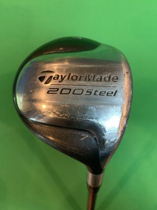 Rare Tour Issue Taylormade 200 Steel 7 Wood No Serial Tour Shaqx Rayon Shaft