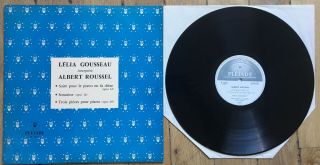 Lelia Gousseau Albert Roussel Piano Pleiade Rare French Og P.  3072