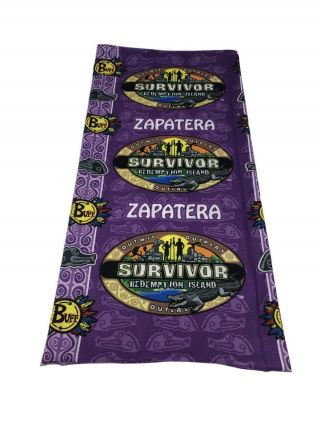 Survivor Redemption Island Buff Season 22 Zapatera Tribe Purple Rare