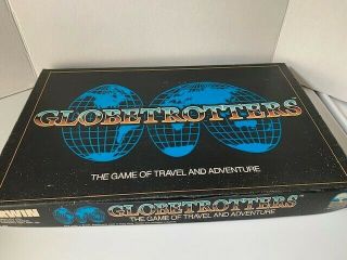 Globetrotters The Game Of Travel And Adventure Board Game By Irwin - Rare