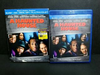 A Haunted House (blu - Ray,  Dvd,  2013) W/ Oop Rare Slipcover.  No Digital