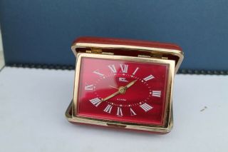 Vintage Old Made Japan Tourist Alarm Clock Watch