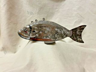 Vintage Minnesota Folk Art Crappie Fish Decoy 2