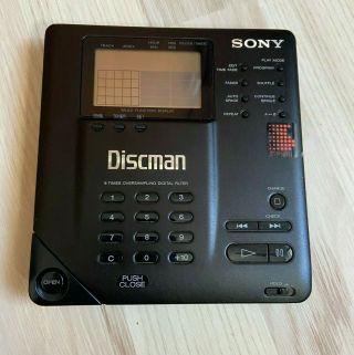 Rare Sony Discman D - 350 D - 35 Mega Bass Personal Cd Compact Player - - Read