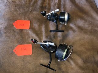 Vintage Garcia Mitchell 300 And 308 Spinning Fishing Reel France Antique