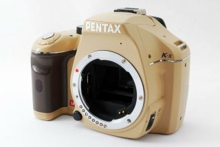 Pentax K K - X 12.  4mp Digital Slr Camera Rare Beige Body [n.  Mint] From Japan