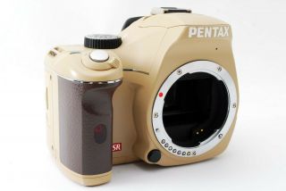 Pentax K K - X 12.  4MP Digital SLR Camera Rare Beige Body [N.  Mint] From Japan 3