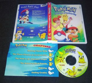 Pokemon Volume 3 The Sisters Of Cerulean City Dvd Oop Rare