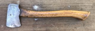 Extremely Rare Antique Gold Rush tiny woodsman ' s hatchet 3