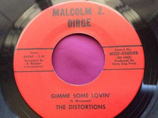 Rare Garage Rock 45 : The Distortions Gimme Some Lovin 