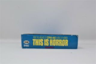 Stephen King THIS IS HORROR VHS Shocking Secrets 1990 RARE 3