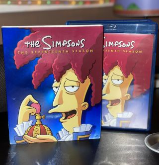 The Simpsons: Season 17 [blu - Ray] 3 - Disc Set Rare Seventeenth Htf Oop