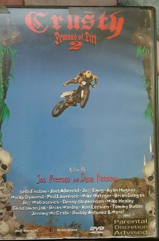 Crusty Demons Of Dirt Volume 2 (prev.  Viewed Dvd,  2001) Rare Htf Motocross