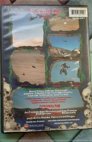 Crusty Demons of Dirt Volume 2 (Prev.  Viewed DVD,  2001) RARE HTF Motocross 2
