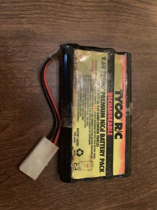 Tyco R/c 9.  6v Turbo Premium Nicd Rechargeable Battery Pack Rare