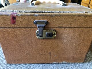 RARE Vintage 1960s Lady Sunbeam Hair Dryer w/Bonnet Portable Travel Case 3