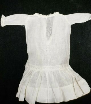Vintage Antique Baby Doll Dress Cotton Batiste Fabric C1910 Estate Find