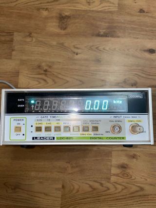Leader Ldc - 825 Digital Counter / Rare 1000mhz