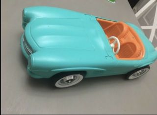 Vintage Rare Barbie & Friends Toy Mercedes Convertible By Irwin 1964gg