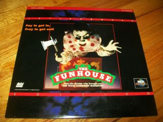 The Funhouse Laserdisc Ld Widescreen Format W/trailer Rare