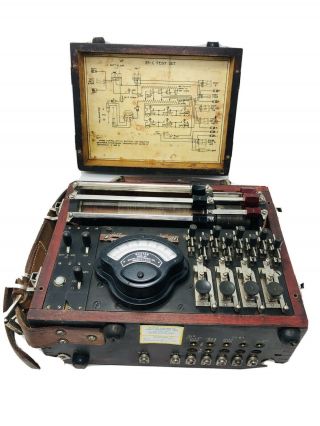Vintage Western Electric 35 - C Test Set Bell Equipment,  Rare Instrument