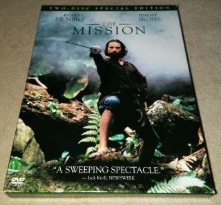 The Mission 2 Disc Special Edition Dvd Rare Oop Robert De Niro