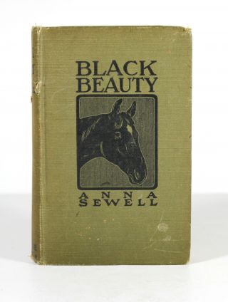 Antique C1900 Black Beauty Anna Sewell Autobiography Of A Horse Childrens Book