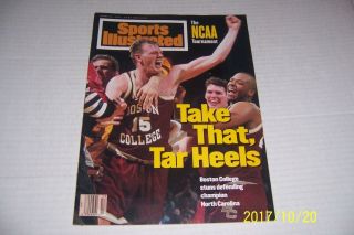1994 Sports Illustrated Boston College Stuns Ncaa Champs North Carolina Newstand