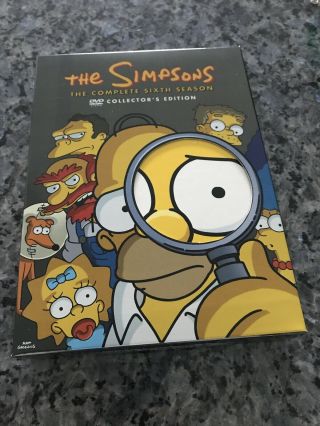 The Simpsons - Season 6 (dvd,  2009,  4 - Disc Set) Rare Edition