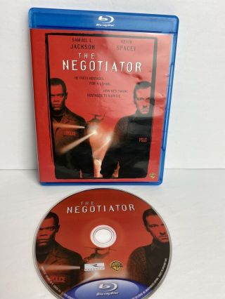 The Negotiator (1998) (blu - Ray Disc) Samuel L Jackson Kevin Spacey Oop Rare