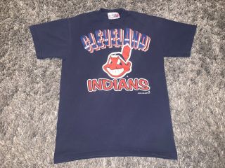 Vintage Chalk Line 1997 Cleveland Indians Chief Wahoo T - Shirt Youth Size Xl Rare